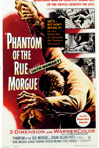 Poster 1 de Filme O Fantasma da Rua Morgue (1954)