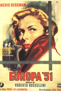 Europa '51 - Poster / Capa / Cartaz - Oficial 4