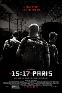 15h17: Trem Para Paris - Poster / Capa / Cartaz - Oficial 1