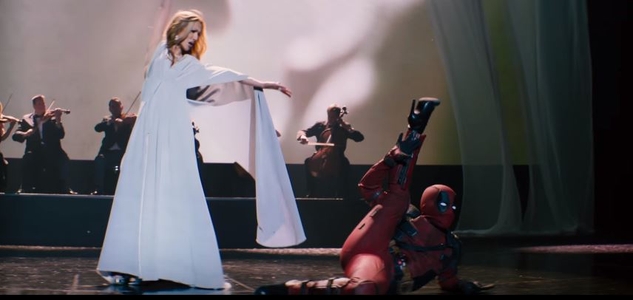 Confira Deadpool estrelando no clipe "Ashes" de Céline Dion