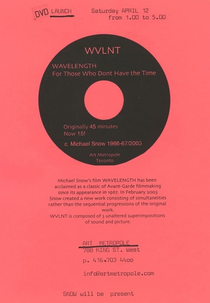 WVLNT (or Wavelength For Those Who Don’t Have the Time) (WVLNT (or Wavelength For Those Who Don’t Have the Time))