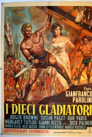 Poster 1 de Filme Os Dez Gladiadores (1963)