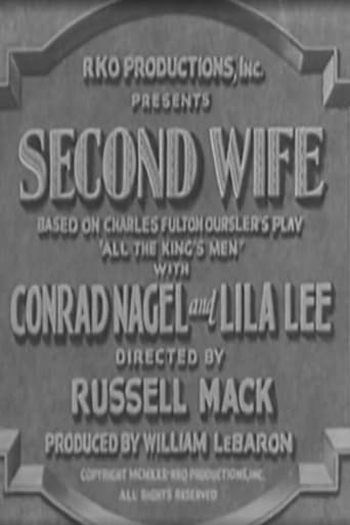Poster de Filme Second Wife (1930)
