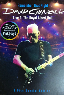 Remember That Night  David Gilmour Live At the Royal Albert Hall - Poster / Capa / Cartaz - Oficial 1