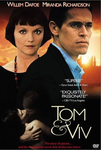 Poster 2 de Filme Tom e Viv (1994)