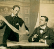 Santos Dumont explica seu balão ao Hon. C.S. Rolls