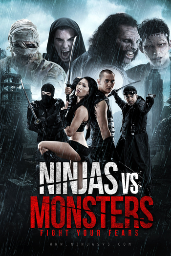 Poster de Filme Ninjas vs. Monsters (2012)