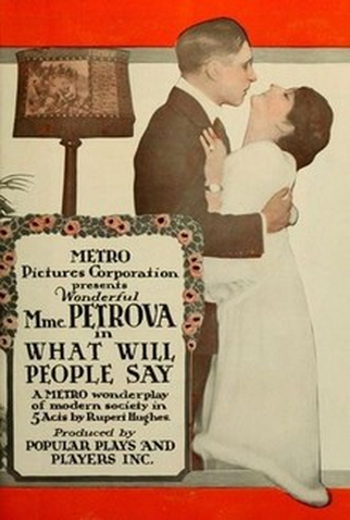 Poster 1 de Filme What Will People Say? (1916)
