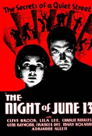Poster 1 de Filme A Noite de Junho 13 (1932)