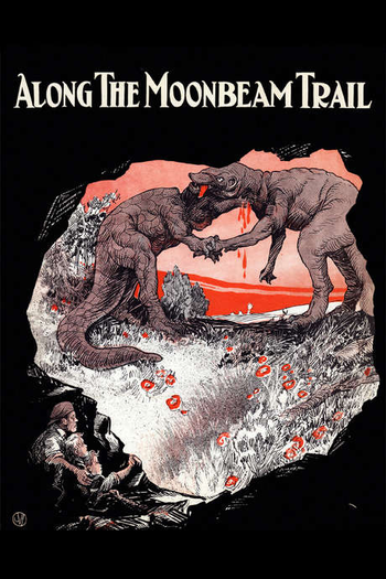 Poster de Curta Along the Moonbeam Trail (1920)