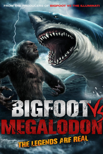 Poster de Filme Bigfoot vs Megalodon (2021)
