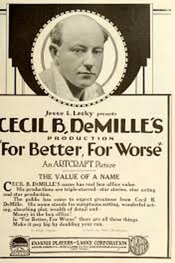 Poster de Filme For Better, for Worse  (1919)