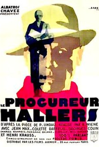 Poster 1 de Filme Le procureur Hallers (1930)