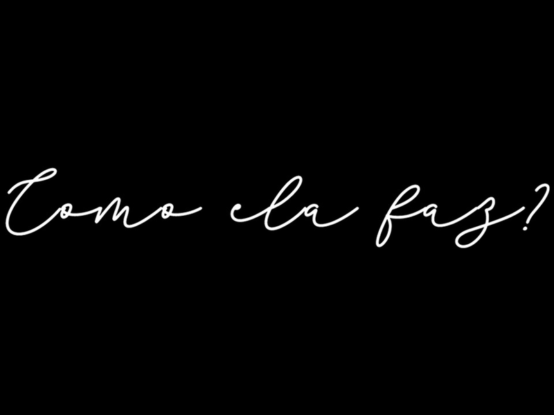 Foto 1 de Como ela faz?