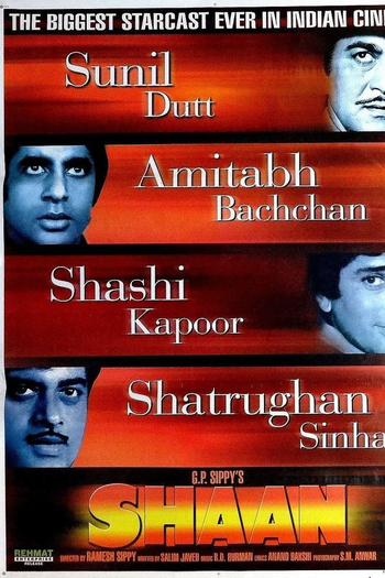 Poster de Filme Shaan (1980)