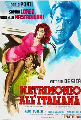 Poster 11 de Filme Matrimônio à italiana (1964)