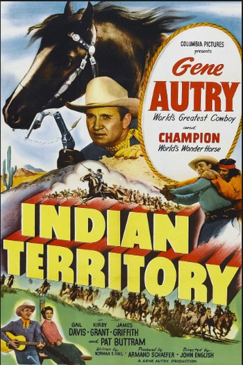Poster de Filme Território Indiano (1950)