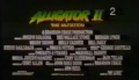 Alligator 2 (The Mutation) Trailer VHS Argentina