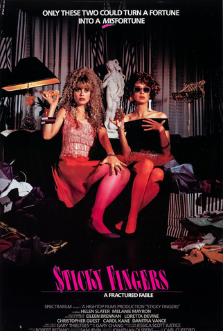 Poster 2 de Filme $ticky Finger$ (1988)