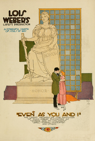 Poster 1 de Filme Even As You and I (1917)