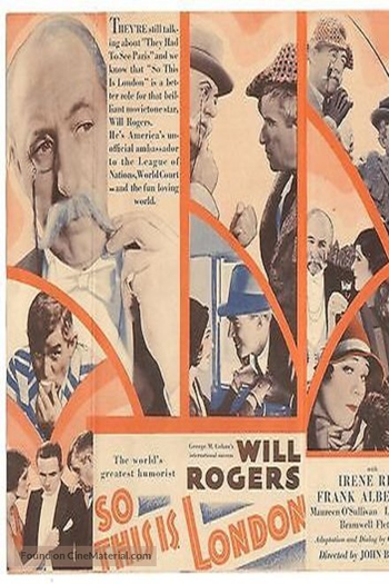  de Filme So This Is London (1930)
