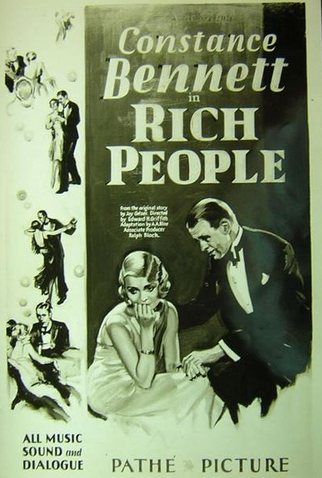 Poster 1 de Filme Rich People (1929)
