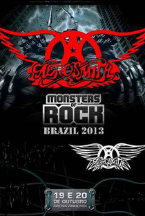 Aerosmith Live In Monsters of Rock 2013 - Brasil  - Poster / Capa / Cartaz - Oficial 1