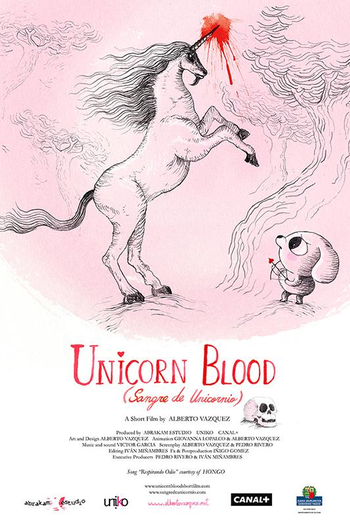 Poster de Curta Sangre de Unicornio (2013)