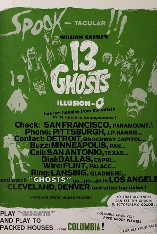 Poster 5 de Filme 13 Fantasmas (1960)