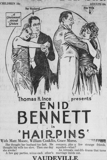 Poster de Filme Hairpins (1920)
