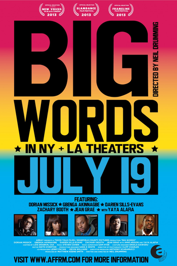 Poster de Filme Big words (2013)