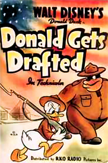 Poster de Curta Donald Gets Drafted  (1942)