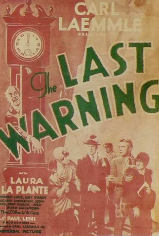 Poster 1 de Filme O Último Aviso (1928)