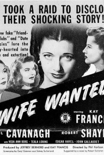 Wife Wanted - Poster / Capa / Cartaz - Oficial 4