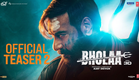 Bholaa Official Teaser 2 | Bholaa In 3D | Ajay Devgn | Tabu | Bhushan Kumar | 30th March 2023