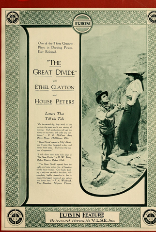 Poster 1 de Filme The Great Divide (1915)