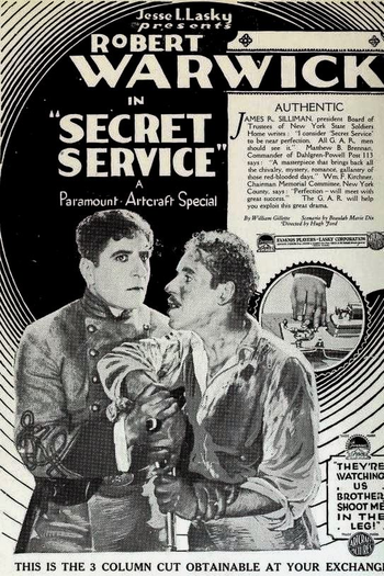 Poster de Filme Secret Service (1919)