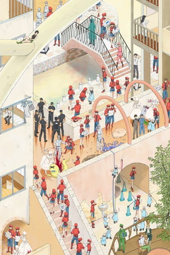  de Série Hataraku Saibou (1ª Temporada) (2018)