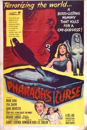 Poster de Filme A Maldição do Faraó (1957)