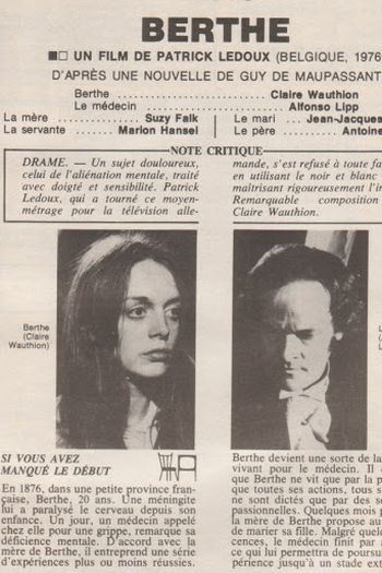 Poster de Filme Berthe (1976)