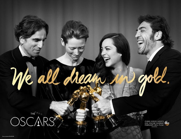 Aquecimento Oscars - "We All Dream in Gold" é o tema da campanha para o Oscar 2016 – Película Criativa