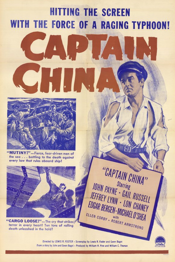 Poster de Filme Capitão China (1950)