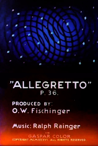 Poster 1 de Curta Allegretto (1936)