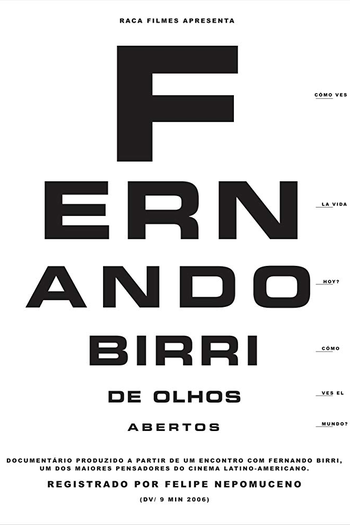 Poster de Curta Fernando Birri de Olhos Abertos (2006)