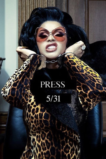 Poster de Curta Cardi B: Press (2019)