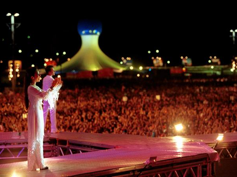 Foto 4 de Sandy e Junior: Rock in Rio 2001