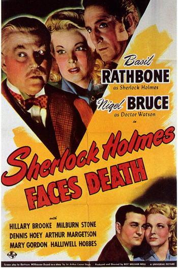 Poster de Filme Sherlock Holmes Enfrenta a Morte (1943)