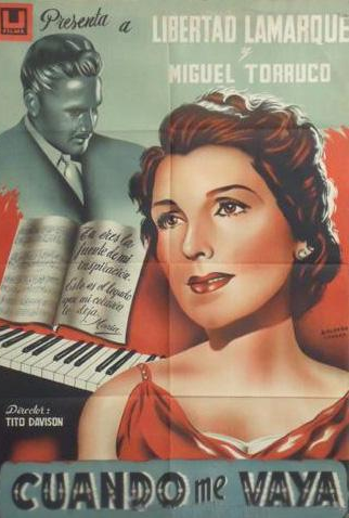 Poster 1 de Filme Cuando me vaya (1954)