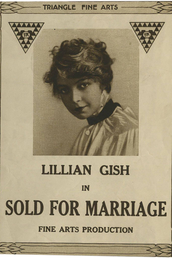 Poster de Filme Vendida Para o Casamento (1916)
