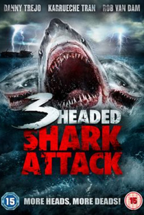 O Ataque do Tubarão de 3 Cabeças - Poster / Capa / Cartaz - Oficial 2